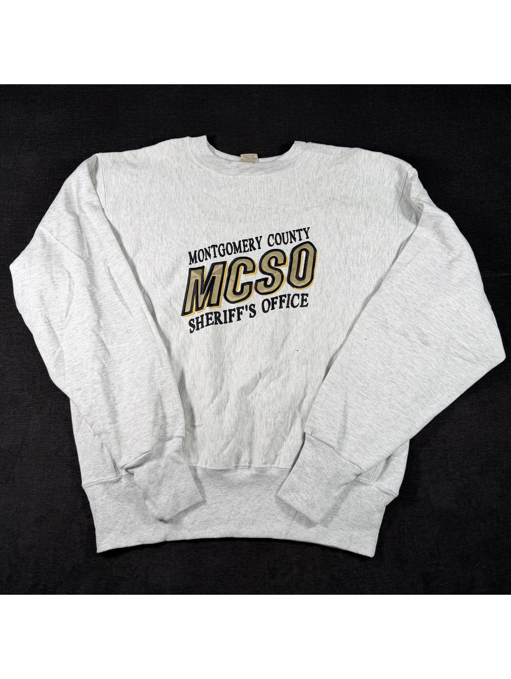 Montgomery County Sheriff's Office MCSO Gray Crewneck Sweatshirt XL